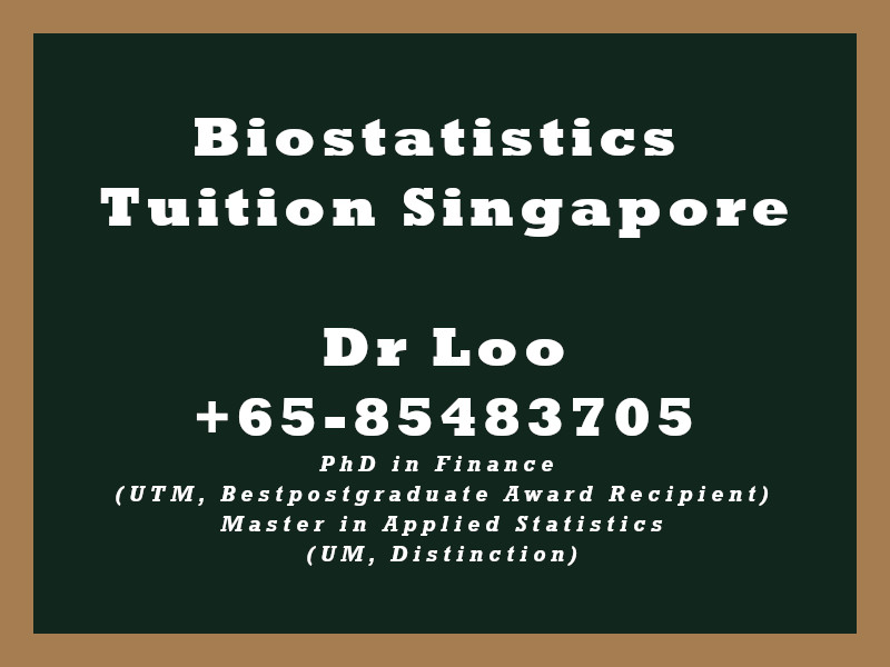 Biostatistics Private Tuition Singapore