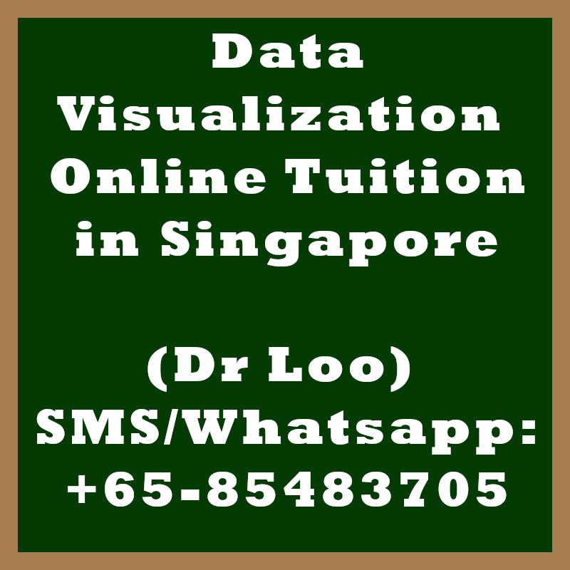 Data Visualization Online Tuition Singapore