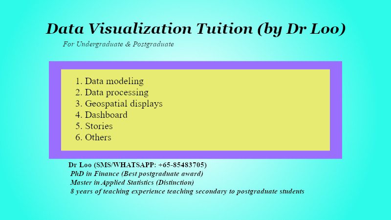 Data Visualization Tuition in Singapore