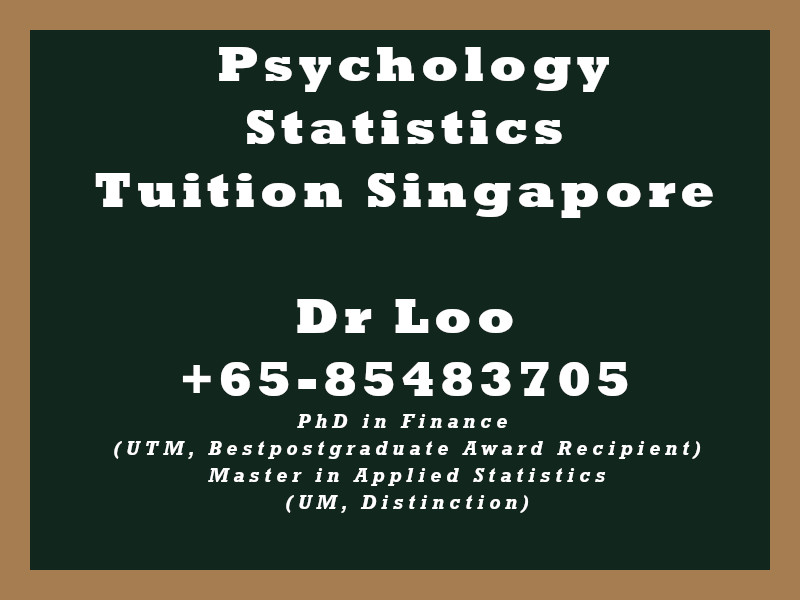 Psychology Statistics Private Tuition Singapore