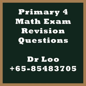 Primary 4 Math Exam Revision Questions