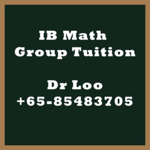IB Math Group Tuition Singapore