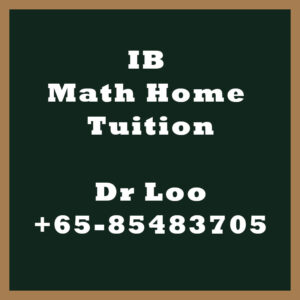 IB Math Home Tuition Singapore