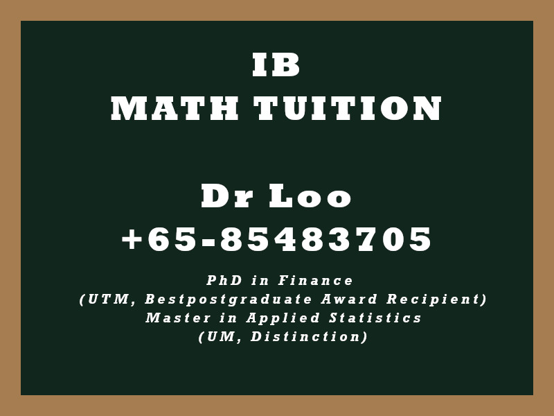 IB Math Tuition Singapore